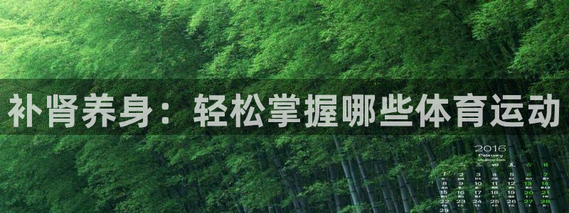 3377体育官网下载平台注册要钱吗：补肾养身：轻松掌握哪些体
