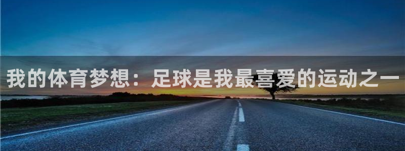 3377体育官网下载平台：我的体育梦想：足球是我最喜爱的运动